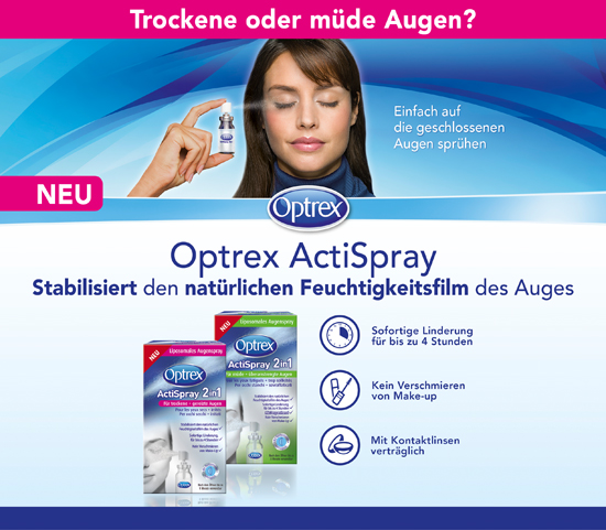 Optrex - Tockene oder müde Augen