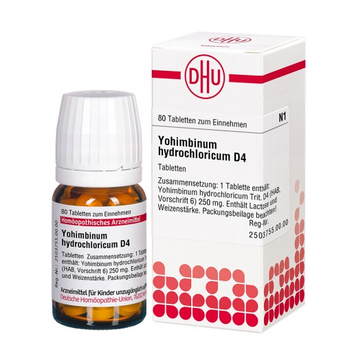YOHIMBINUM HYDROCHLORICUM D 4 Tabletten - 80Stk
