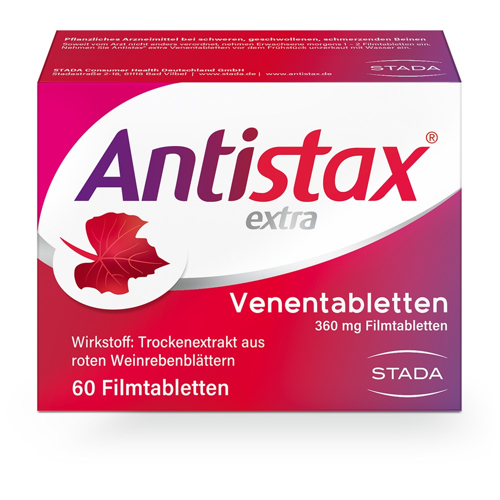 ANTISTAX extra Venentabletten - 60Stk - Stärkung für die Venen