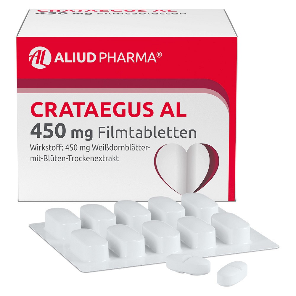 CRATAEGUS AL 450 mg Filmtabletten - 50Stk - Herz, Kreislauf & Nieren