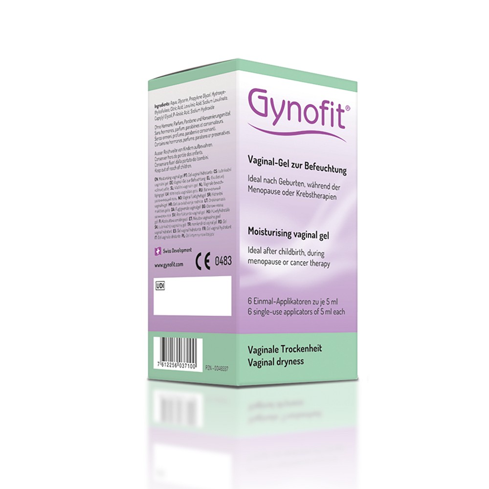 GYNOFIT Vaginal-Gel zur Befeuchtung - 6X5ml - Für Sie