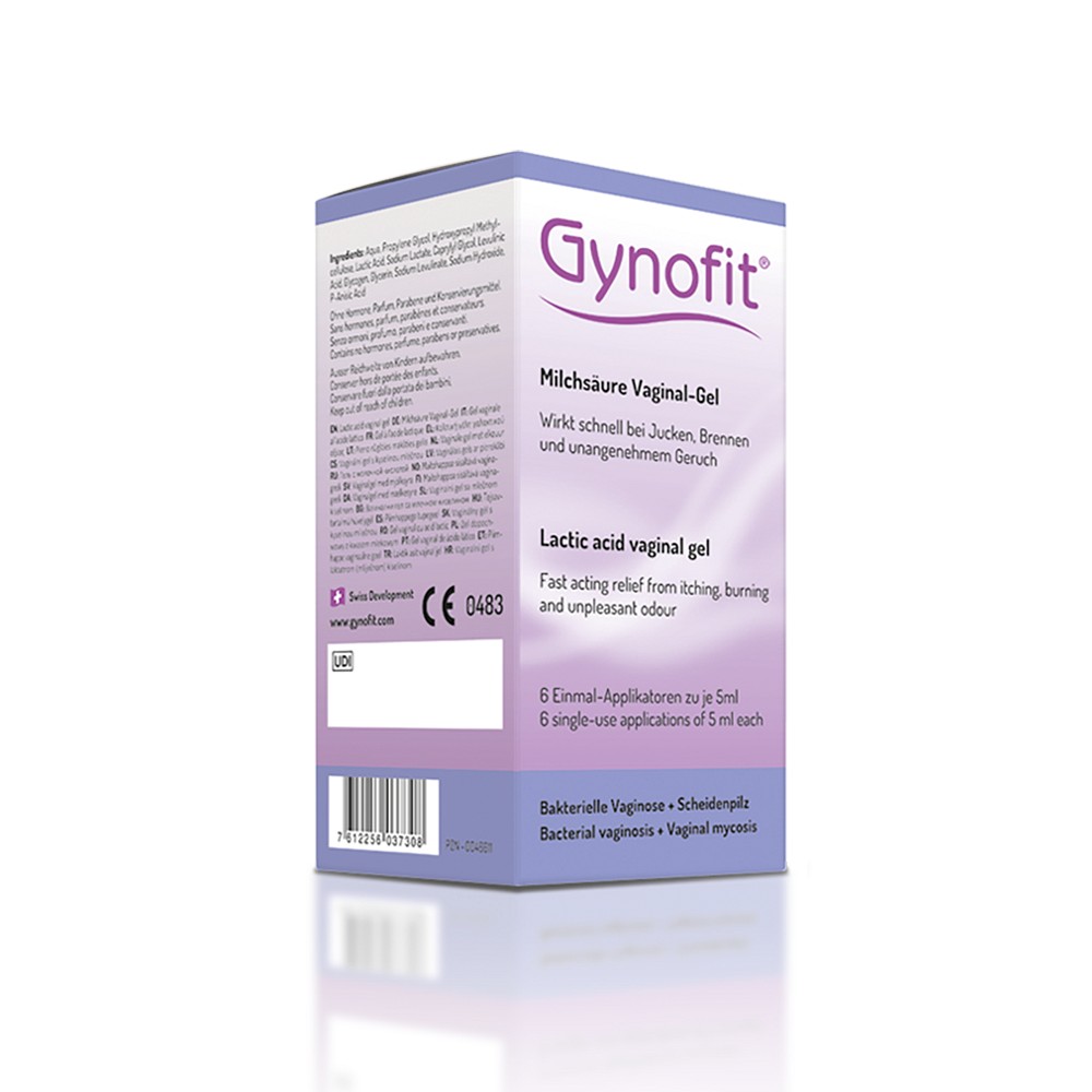 GYNOFIT Vaginal-Gel mit Milchsäure - 6X5ml - Für Sie