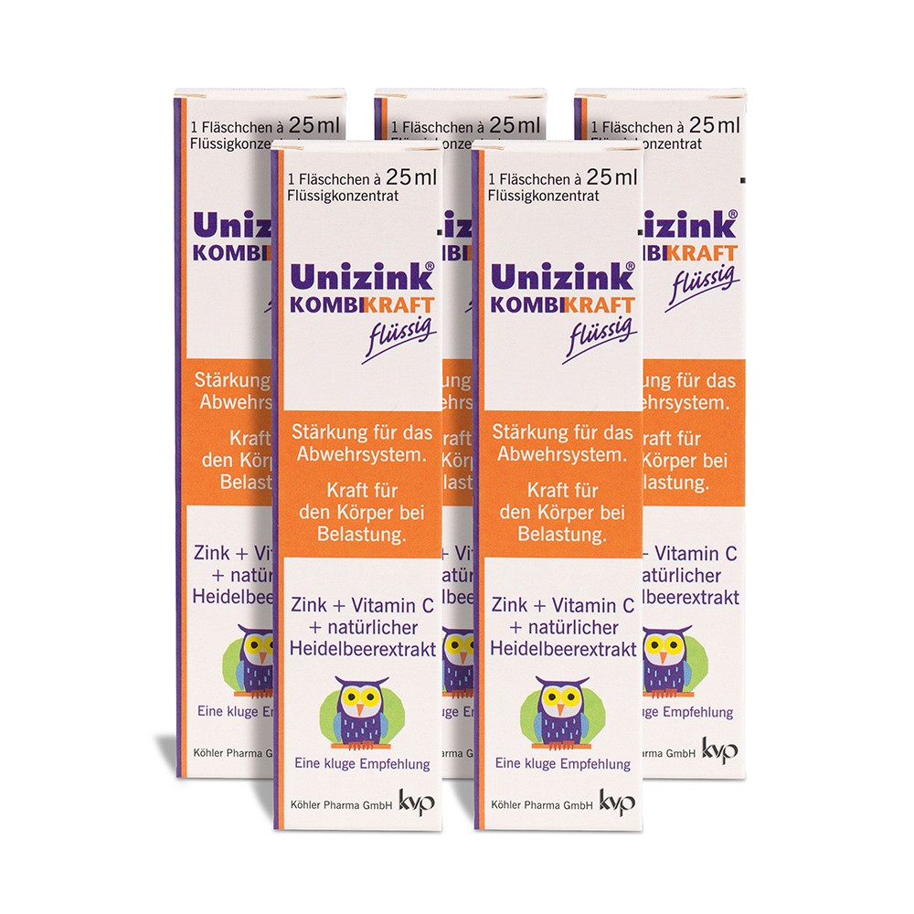 UNIZINK Kombikraft - 5X25ml - Vegan