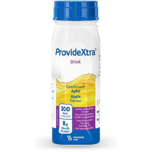 PROVIDE Xtra Drink Apfel Trinkflasche - 4X200ml - Fresubin bei Erkrankungen