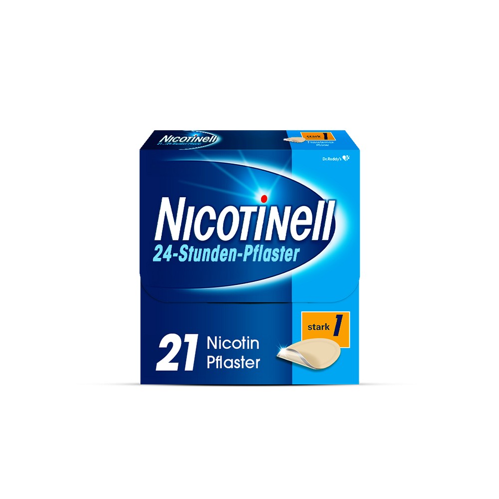 NICOTINELL 21 mg/24-Stunden-Pflaster 52,5mg - 21Stk - Raucherentwöhnung