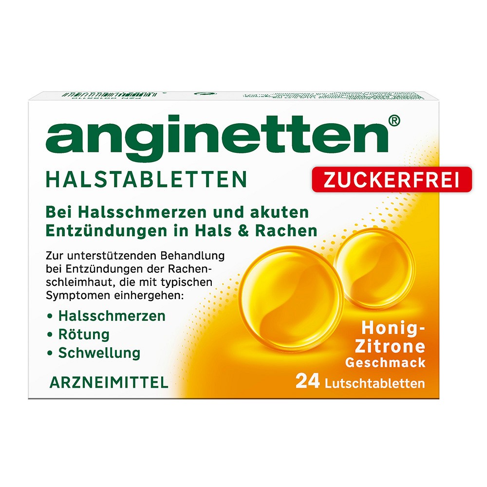 ANGINETTEN Halstabletten zuckerfrei - 24Stk