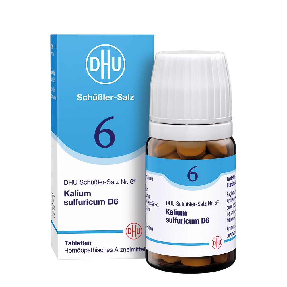 BIOCHEMIE DHU 6 Kalium sulfuricum D 6 Tabletten - 80Stk - DHU Schüßler Salz Nr.6