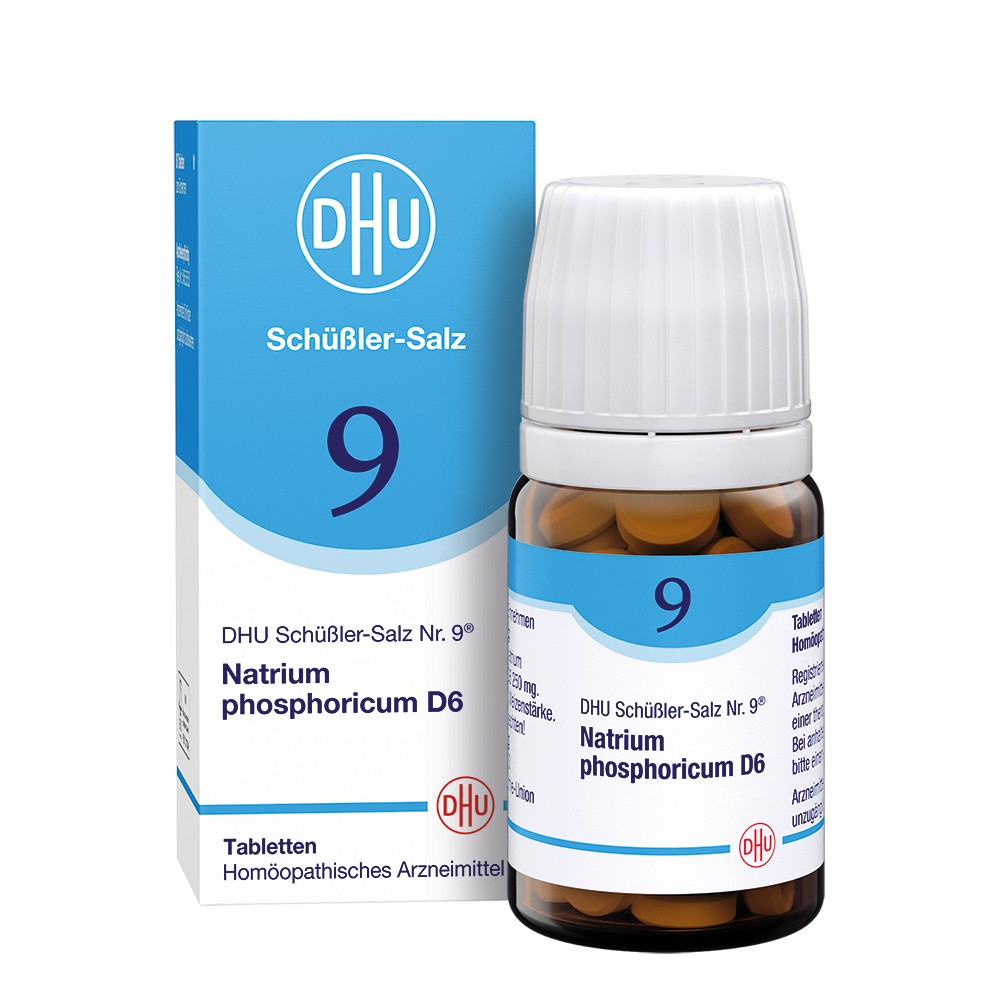 BIOCHEMIE DHU 9 Natrium phosphoricum D 6 Tabletten - 80Stk - DHU Schüßler Salz Nr.9