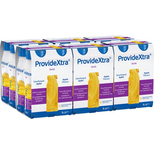 PROVIDE Xtra Drink Apfel Trinkflasche - 6X4X200ml - Fresubin bei Erkrankungen