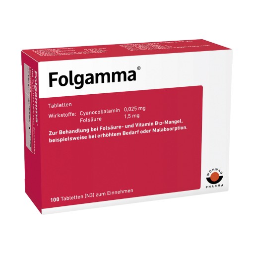 FOLGAMMA Tabletten - 100Stk - Folsäure