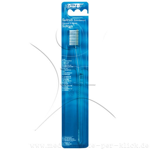 ORAL B Plus Sulcus Zahnbürste - 1Stk - Spezialbürsten
