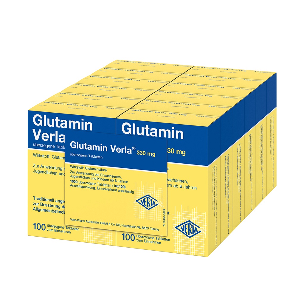 GLUTAMIN VERLA überzogene Tabletten - 1000Stk