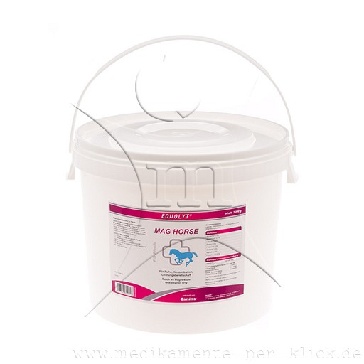 EQUOLYT Mag Horse Pulver - 3kg - Vitamine & Mineralstoffe