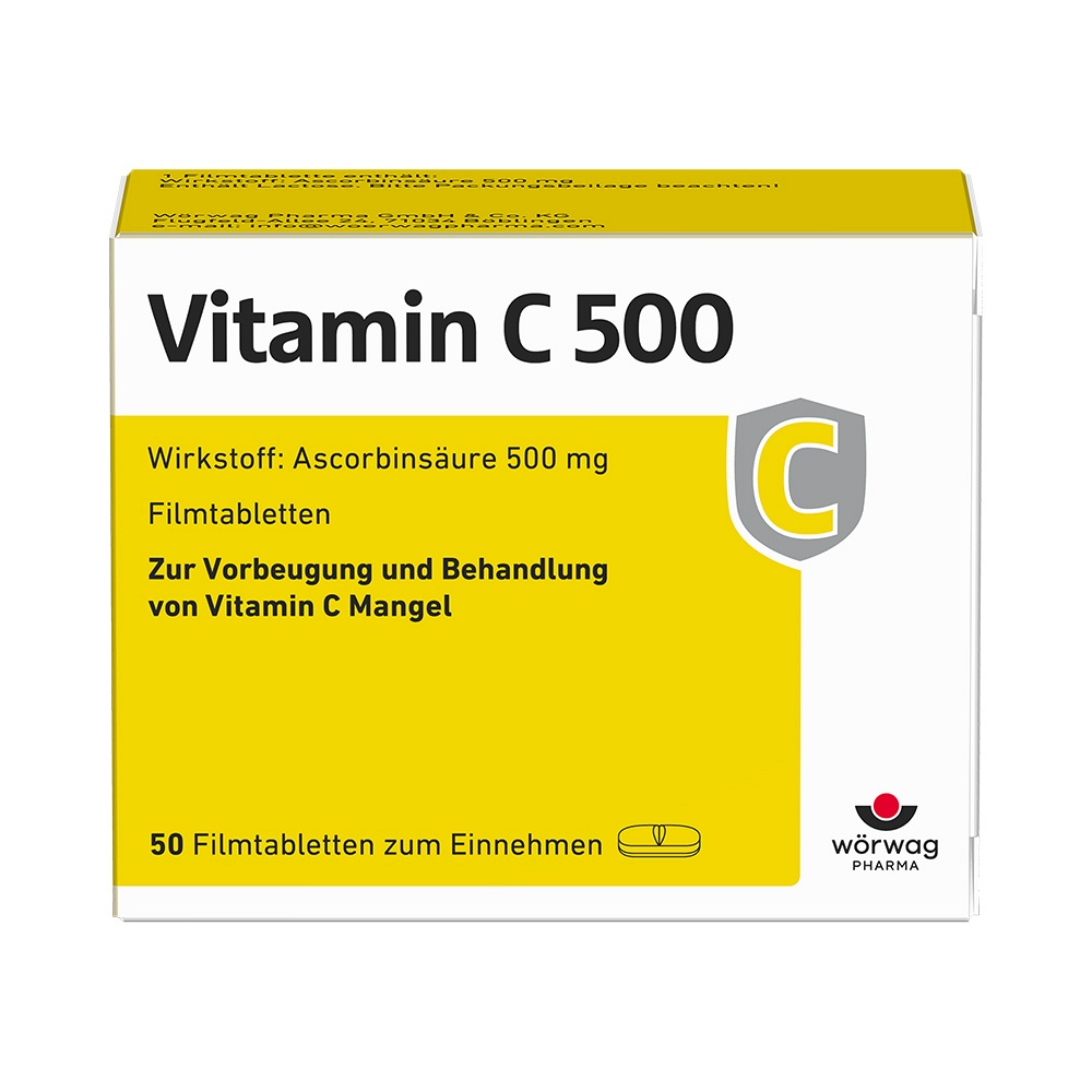 VITAMIN C 500 Filmtabletten - 50Stk - Vitamine & Stärkung