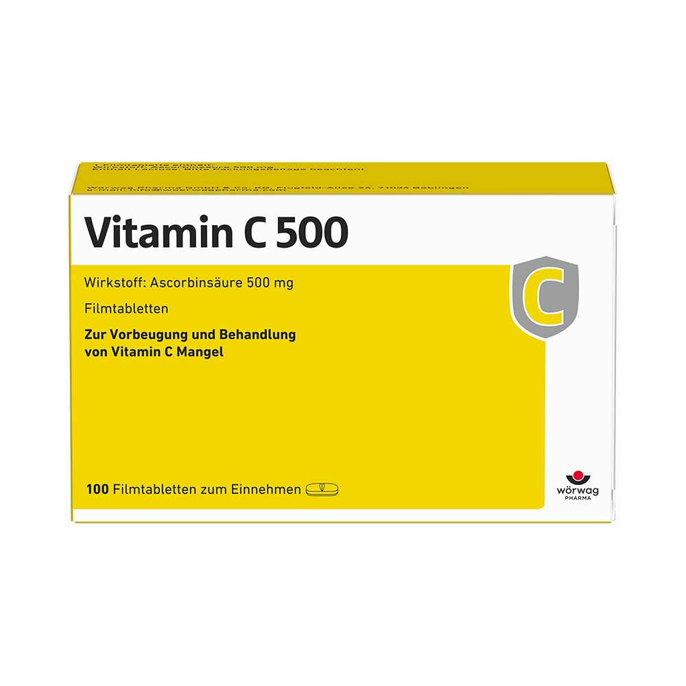 VITAMIN C 500 Filmtabletten - 100Stk - Vitamine & Stärkung