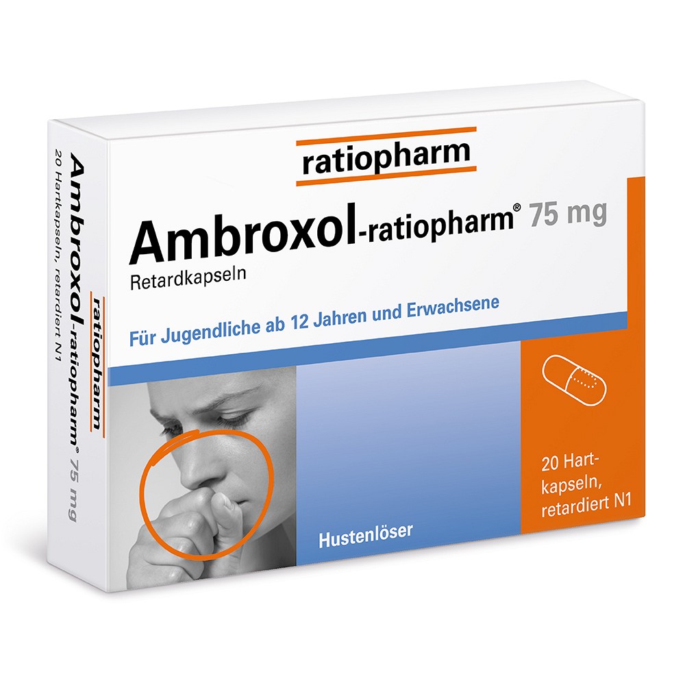 AMBROXOL-ratiopharm 75 mg Hustenlöser Retardkaps. - 20Stk - Hustenlöser