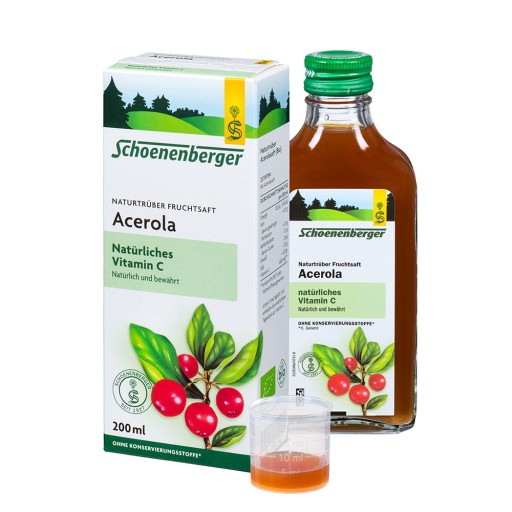 ACEROLA SAFT Schoenenberger - 200ml - MHD Ware