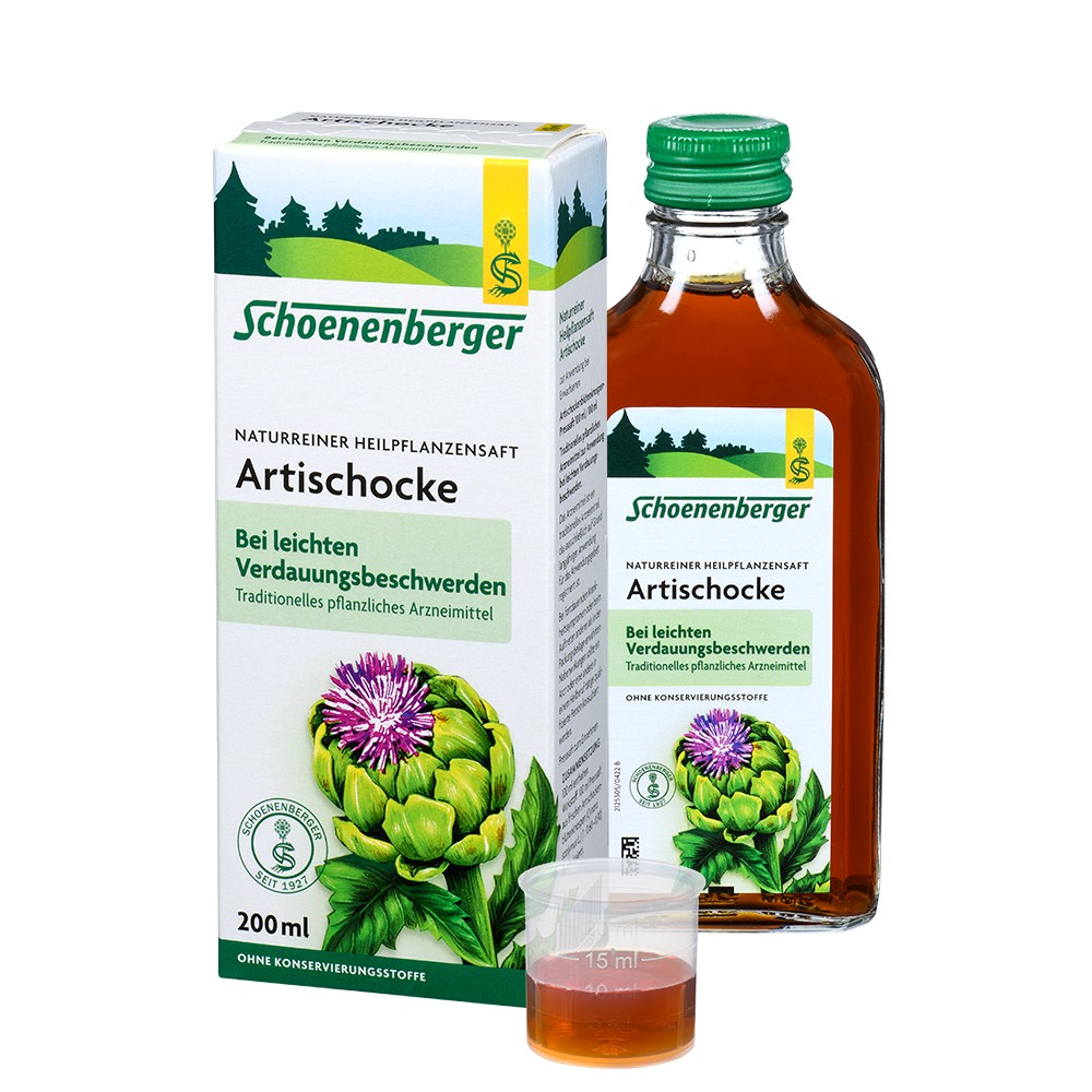 ARTISCHOCKENSAFT Schoenenberger - 200ml - Magen, Darm & Leber