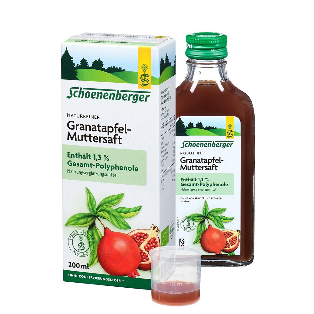 GRANATAPFEL MUTTERSAFT Schoenenberger - 200ml