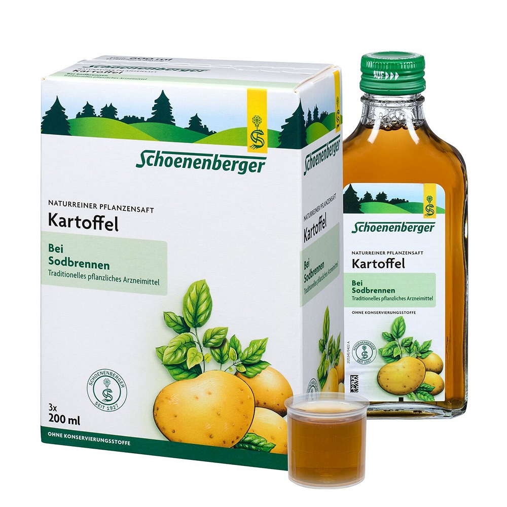 KARTOFFELSAFT Schoenenberger Heilpflanzensäfte - 3X200ml