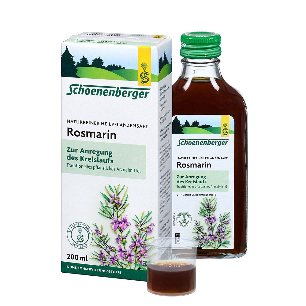 ROSMARIN HEILPFLANZENSÄFTE Schoenenberger - 200ml