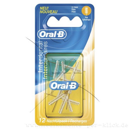 ORAL B Interdentalbürsten NF fein 2,7 mm - 12Stk - Interdentalbürsten
