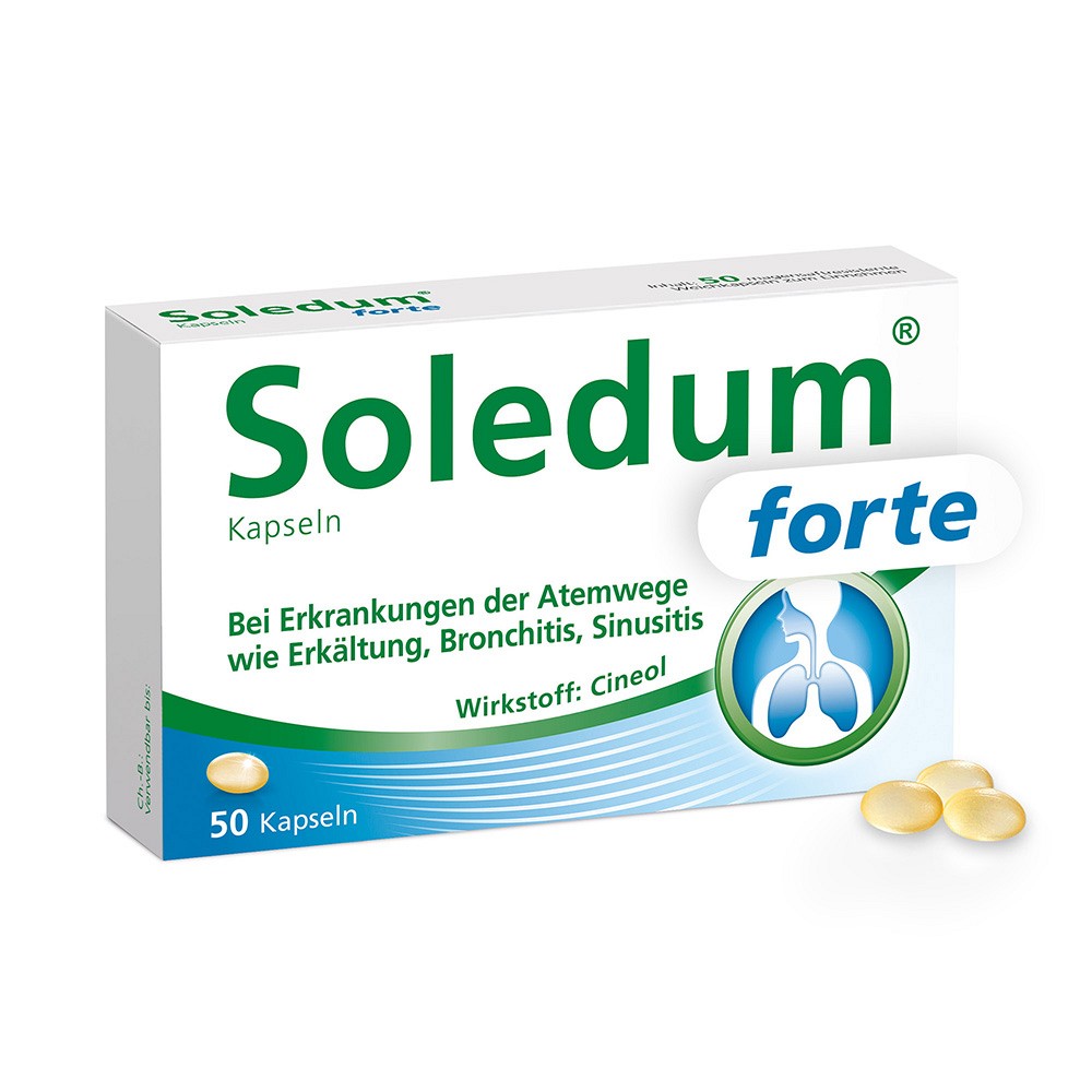 SOLEDUM Kapseln forte 200 mg - 50Stk - Bronchitis