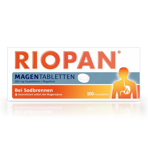 RIOPAN Magen Tabletten Kautabletten - 100Stk - Entgiften-Entschlacken-Entsäuern