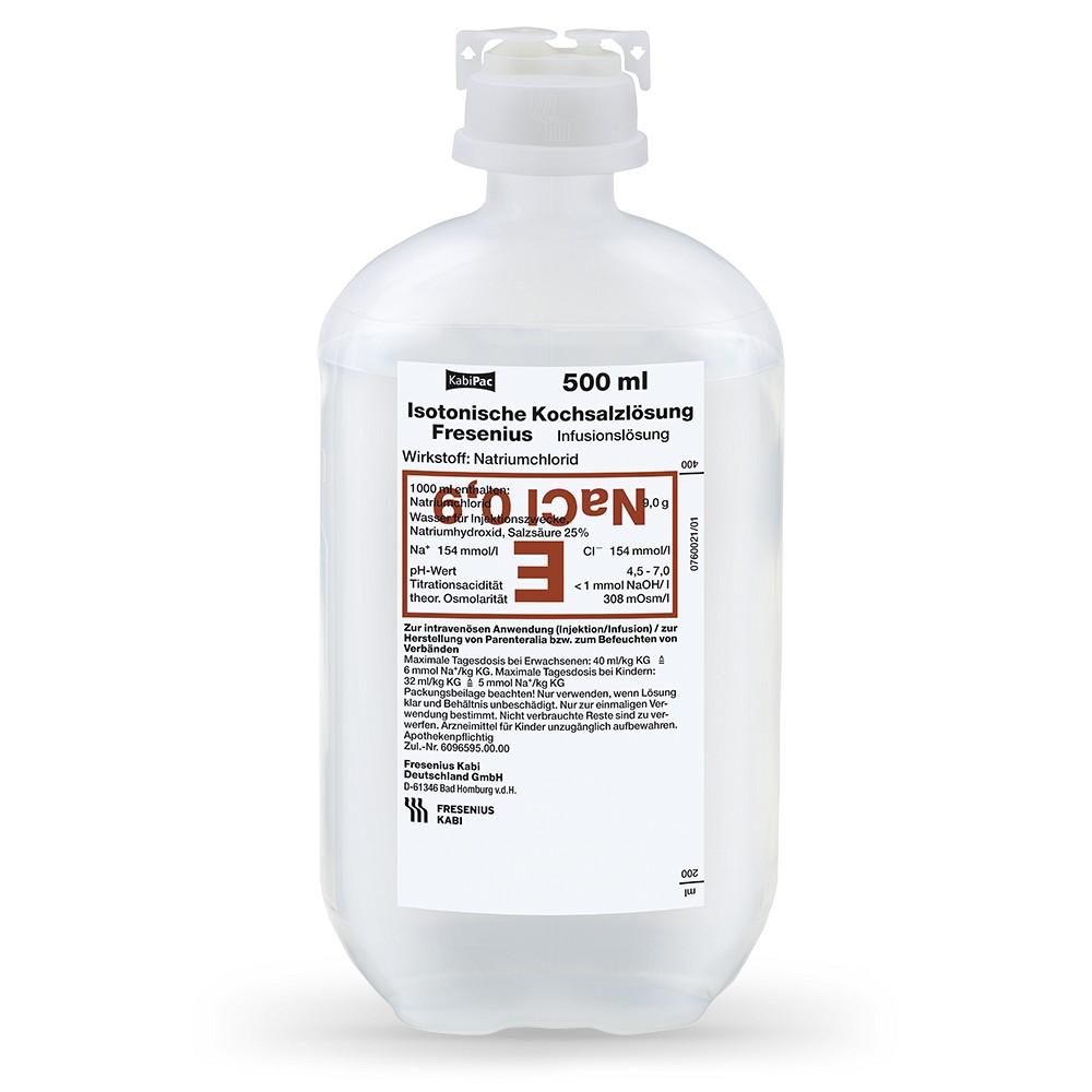 ISOTONISCHE Kochsalzlösung Fresenius Plastik - 10X500ml - Kochsalzlösungen
