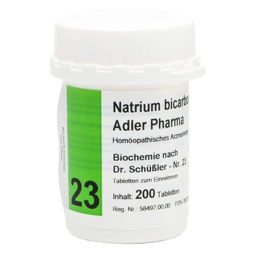 BIOCHEMIE Adler 23 Natrium bicarbonicum D 12 Tabl. - 200Stk