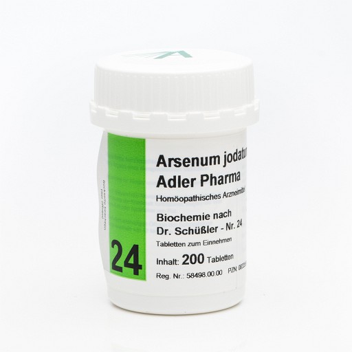 BIOCHEMIE Adler 24 Arsenum jodatum D 12 Tabletten - 200Stk