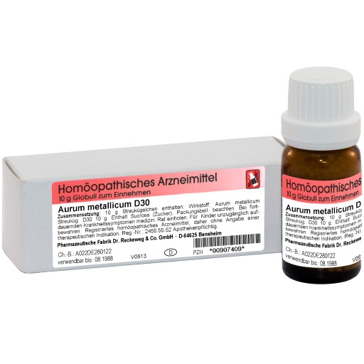 AURUM METALLICUM D 30 Globuli - 10g