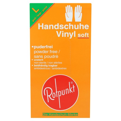 HANDSCHUHE Vinyl soft L - 100Stk