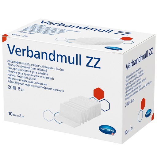 VERBANDMULL Hartmann 10 cmx2 m zickzack - 1Stk - Wundversorgung