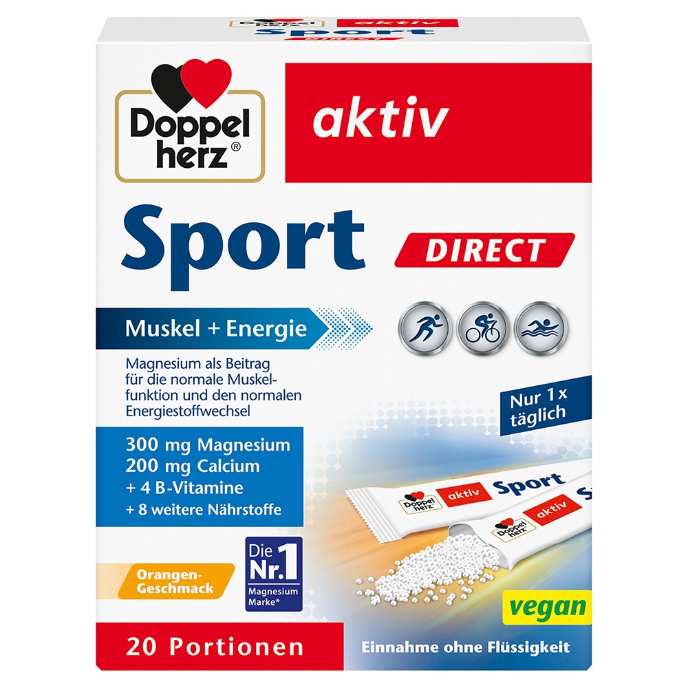DOPPELHERZ Sport DIRECT Vitamine+Mineralien - 20Stk - Vitamine
