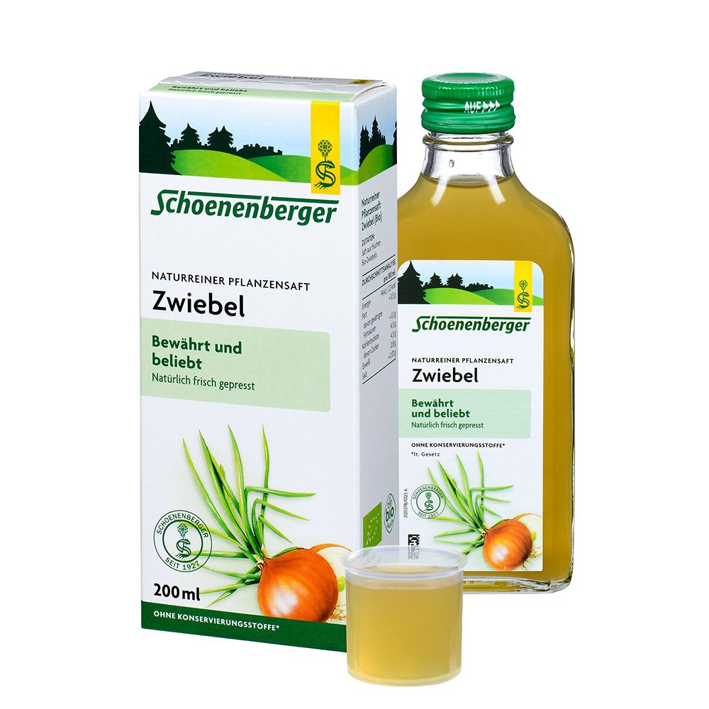 ZWIEBELSAFT naturrein Schoenenberger - 200ml