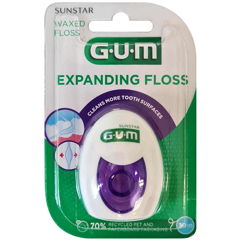 GUM EXPANDING FLOSS Flausch-Zahnseide - 30m - GUM