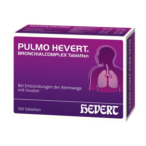 PULMO HEVERT Bronchialcomplex Tabletten - 100Stk - Pflanzliche Hustenmittel