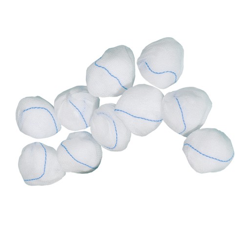 GAZIN Tupfer pflaum.steril 2+2 Schutzr.o.RK - 100Stk