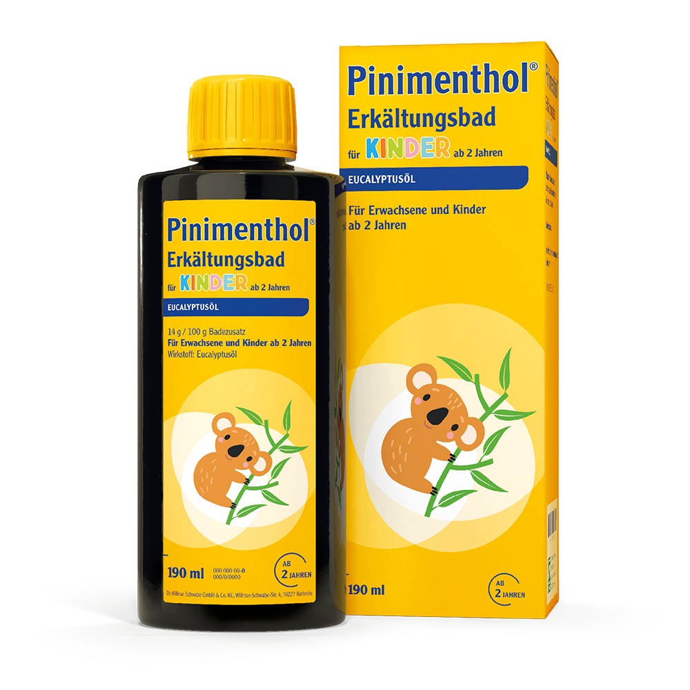 PINIMENTHOL Erkältungsbad f.Kind ab 2 J.Eucalyptus - 190ml - Badespaß