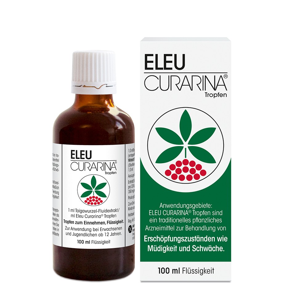 ELEU Curarina Tropfen 1ml Taigawurzel-Fluidextrakt - 100ml
