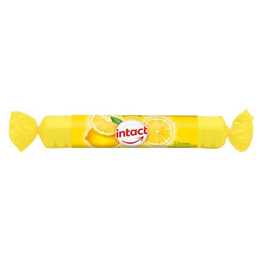 INTACT Traubenzucker Rolle Zitrone - 1Stk - Traubenzucker