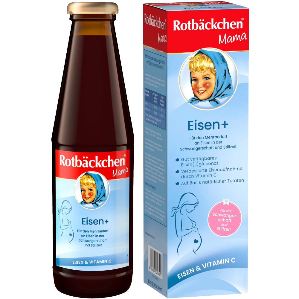 RABENHORST Rotbäckchen Mama Eisen+ Saft - 450ml