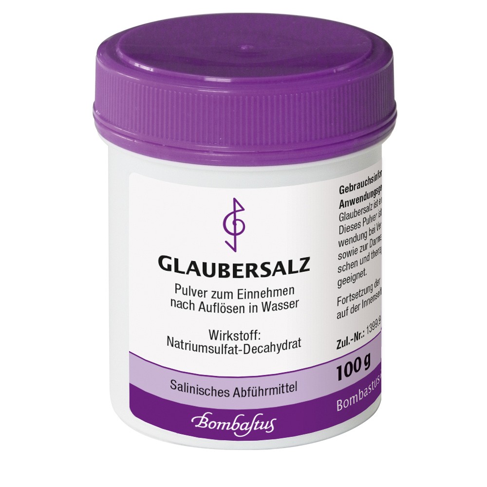 GLAUBERSALZ Natriumsulfat Pulver - 100g - Arzneimittel