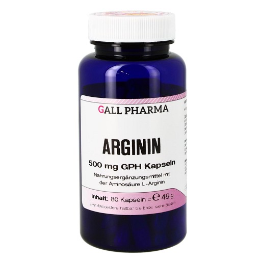 ARGININ 500 mg GPH Kapseln - 80Stk