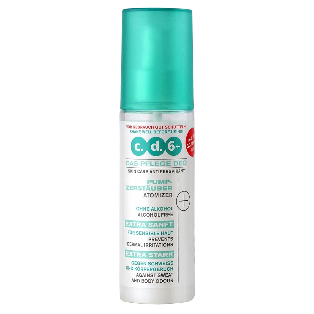 CD6+Pflegedeo Zerstäuber - 100ml - Antitranspirant