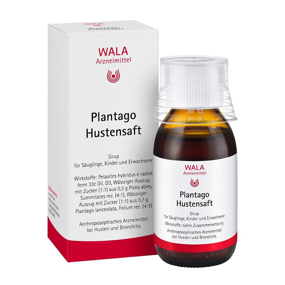 PLANTAGO HUSTENSAFT - 90ml - Pflanzliche Hustenmittel