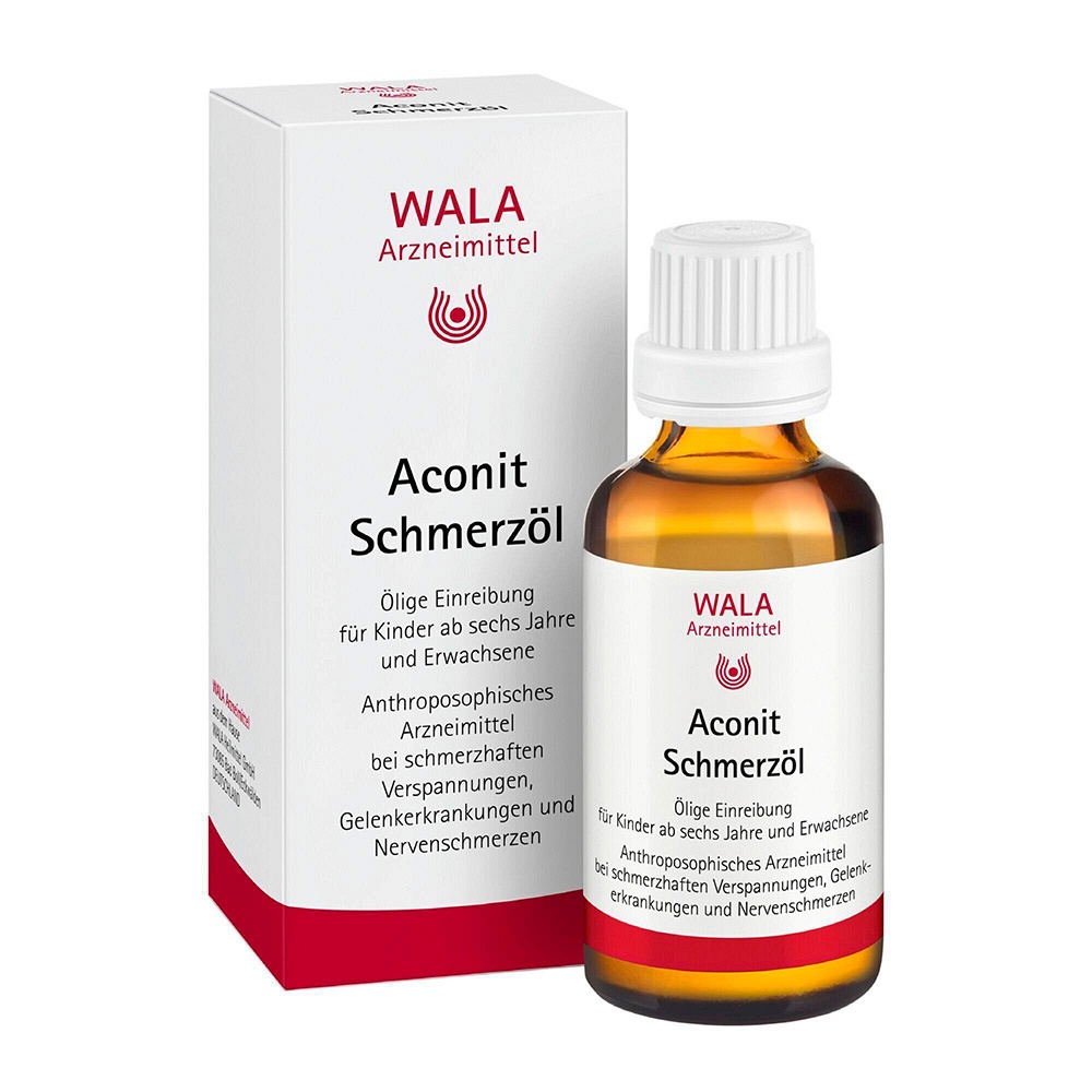 ACONIT Schmerzöl - 50ml - Gelenk-, Kreuz- & Rückenschmerzen, Sportverletzungen