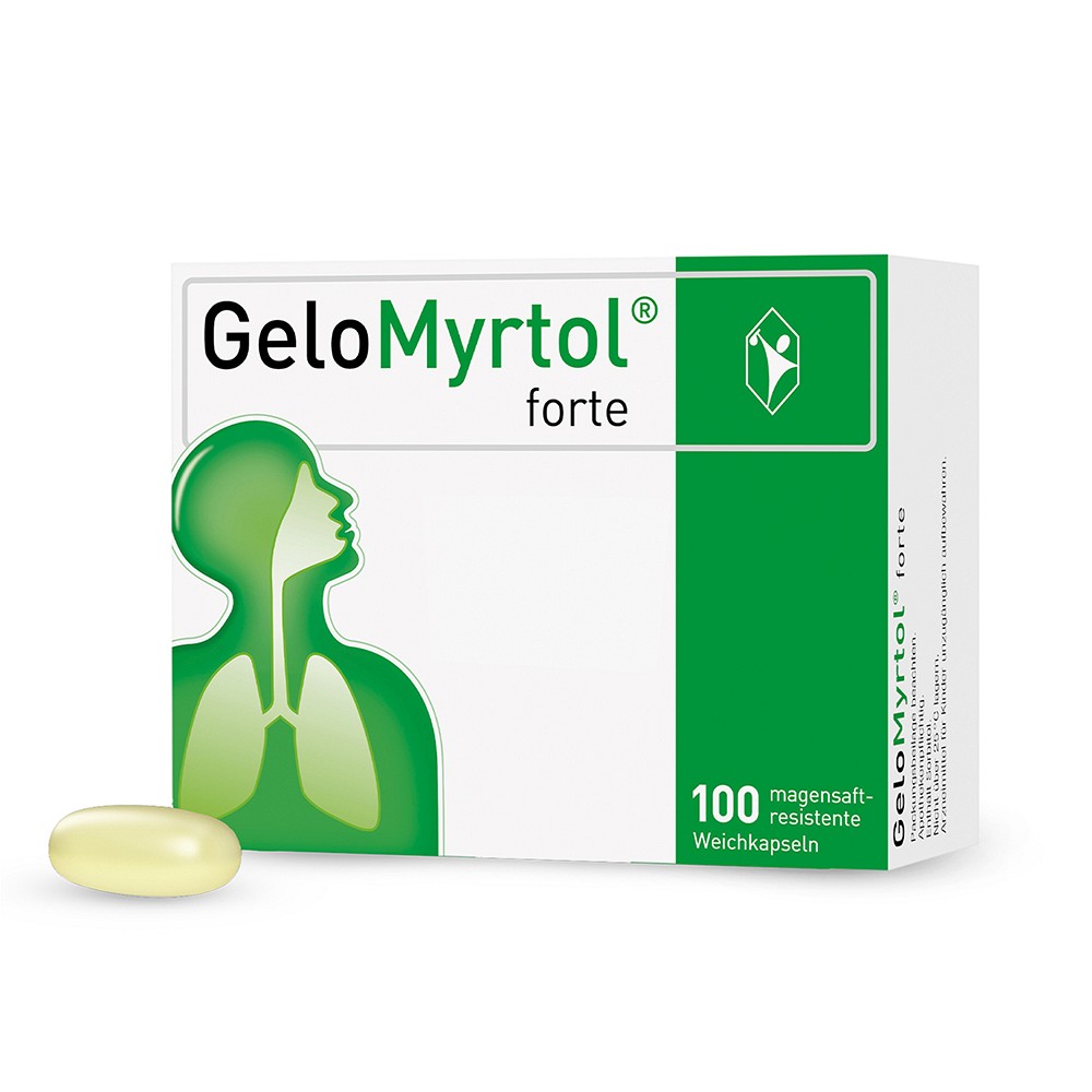 GELOMYRTOL forte magensaftresistente Weichkapseln - 100Stk - Nasennebenhöhlen