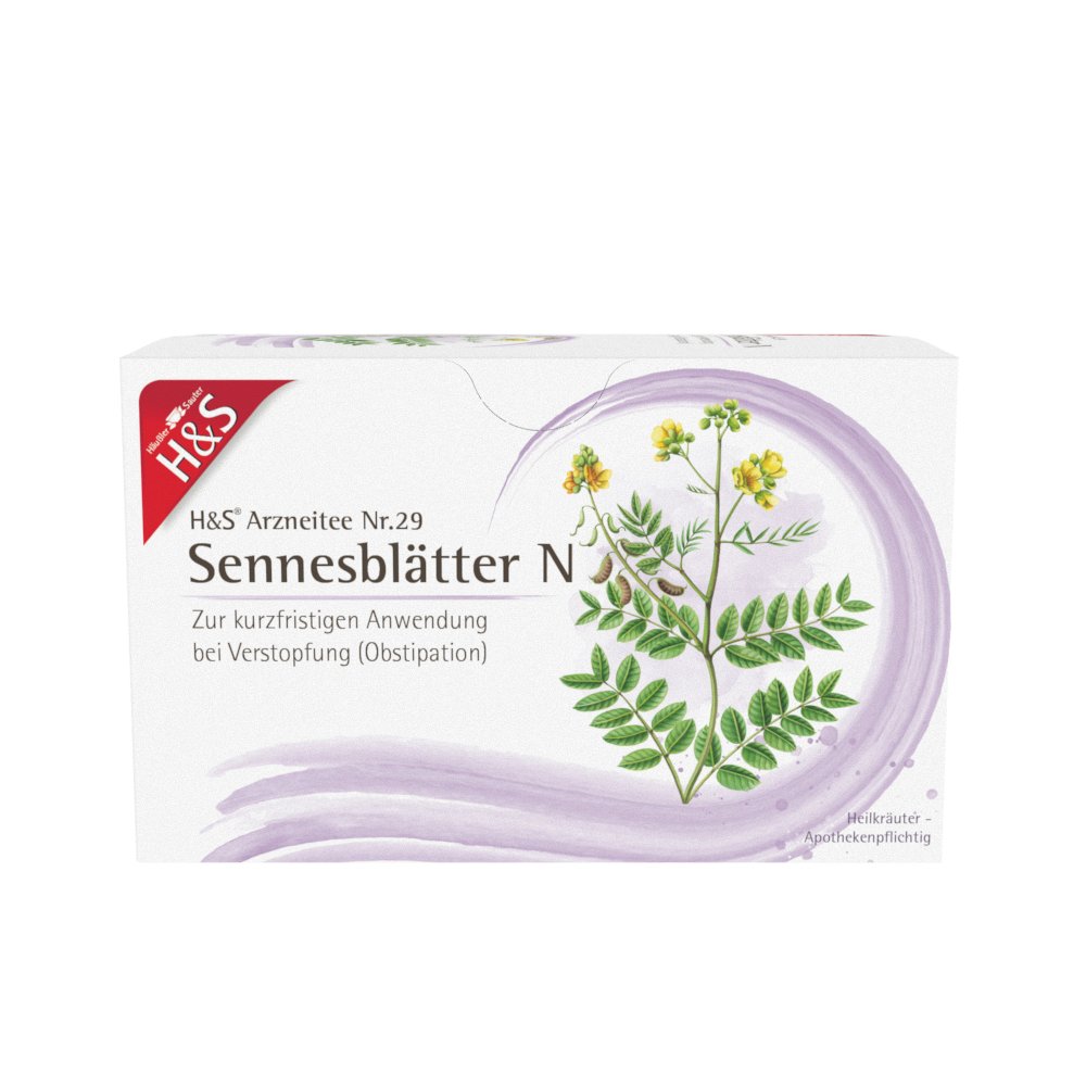 H&S Sennesblätter N Filterbeutel - 20X1.0g - Magen, Darm und Leber